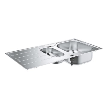 GROHE 31564SD1 - Zlewozmywak K200 965 × 500 mm ze stali nierdzewnej