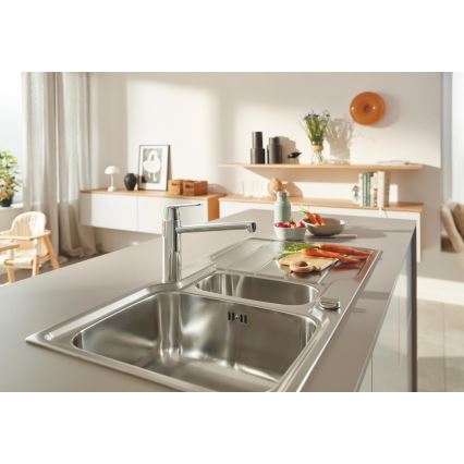 GROHE 31572SD1 - Zlewozmywak K500 1000 × 500 mm ze stali nierdzewnej