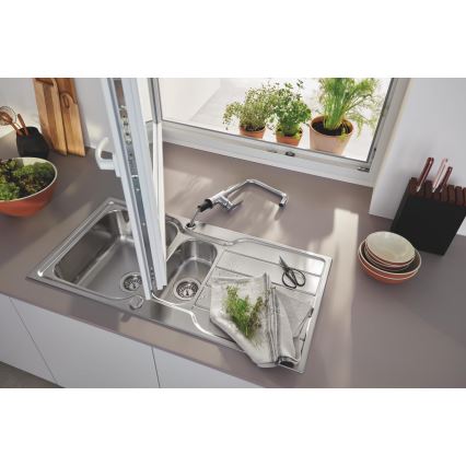 GROHE 31572SD1 - Zlewozmywak K500 1000 × 500 mm ze stali nierdzewnej