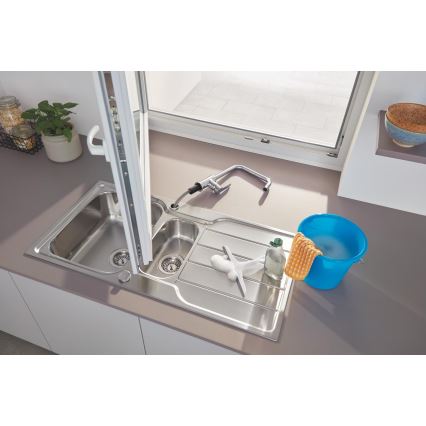 GROHE 31572SD1 - Zlewozmywak K500 1000 × 500 mm ze stali nierdzewnej