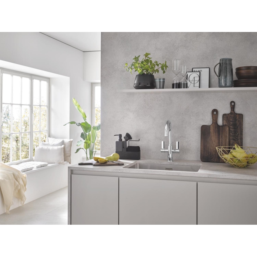 GROHE 31574SD1 - Zlewozmywak kuchenny K700U 550 x 450 mm, stal nierdzewna