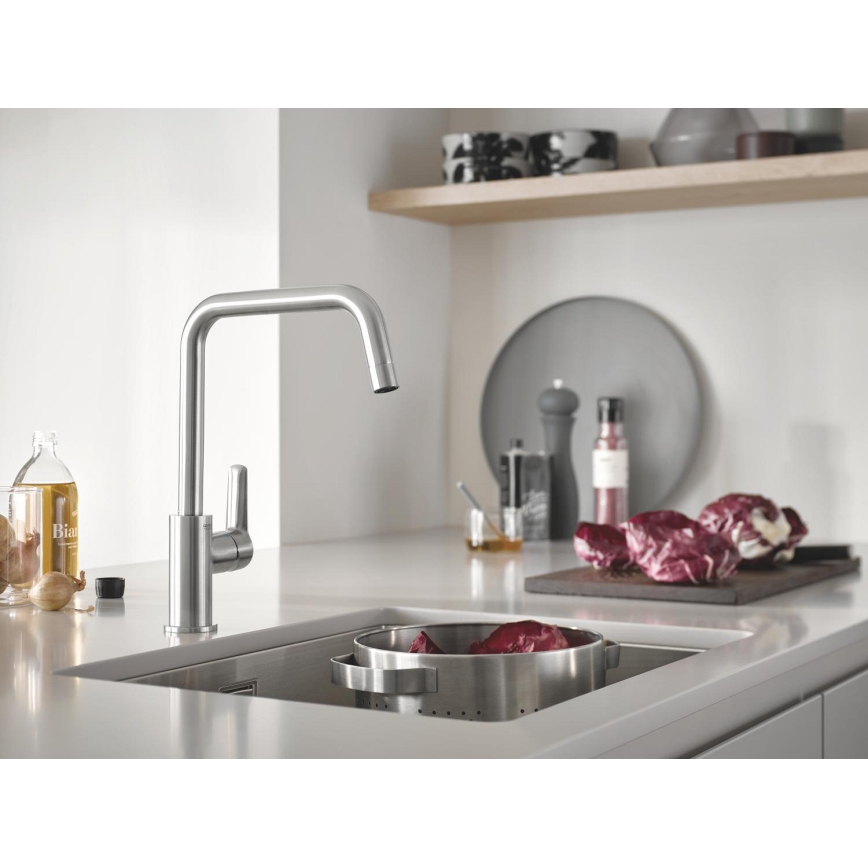 GROHE 31574SD1 - Zlewozmywak kuchenny K700U 550 x 450 mm, stal nierdzewna