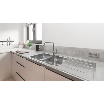 GROHE 31588SD1 - Zlewozmywak K500 1160 × 500 mm ze stali nierdzewnej