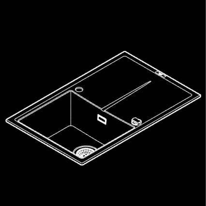 GROHE 31639AP0 - Zlewozmywak kompozytowy K400 780 × 500 mm czarny