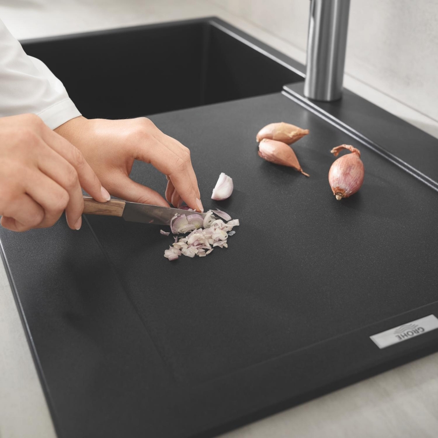 GROHE 31644AP0 - Zlewozmywak K500 860 × 500 mm granit/czarny