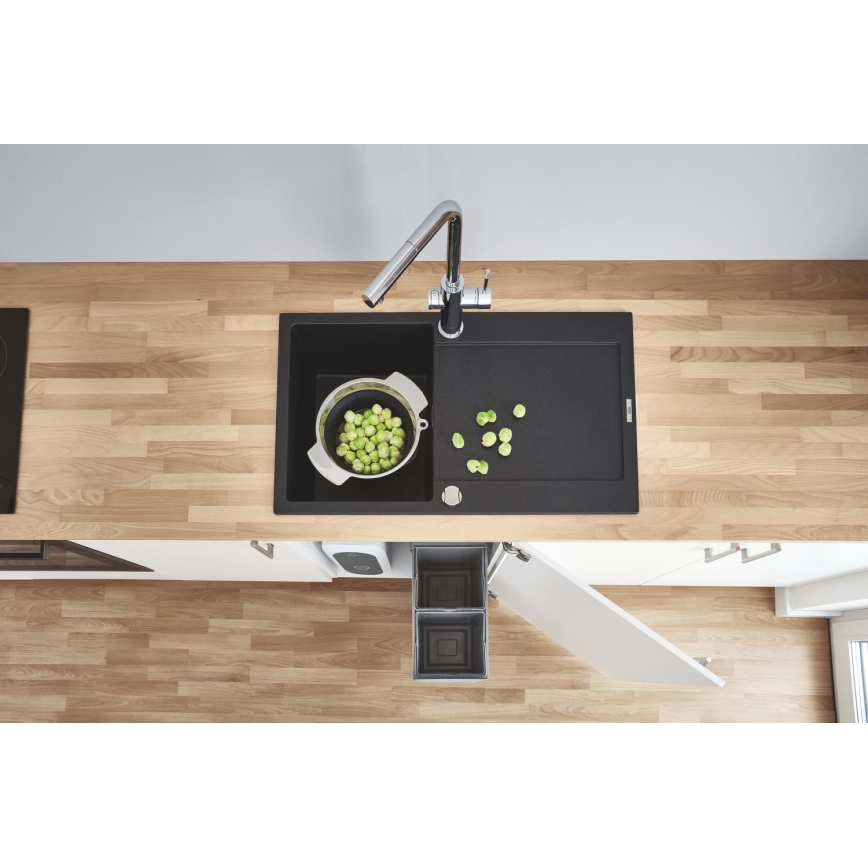 GROHE 31644AP0 - Zlewozmywak kompozytowy K500 860 × 500 mm czarny