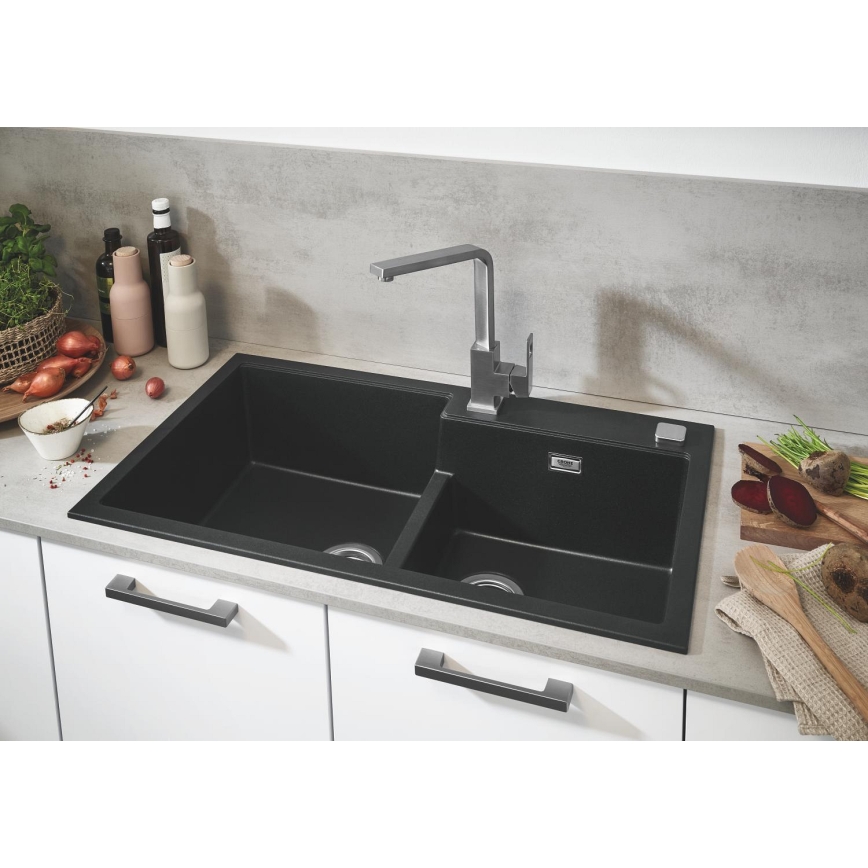 GROHE 31649AP0 - Zlewozmywak kompozytowy K500 860 × 500 mm czarny