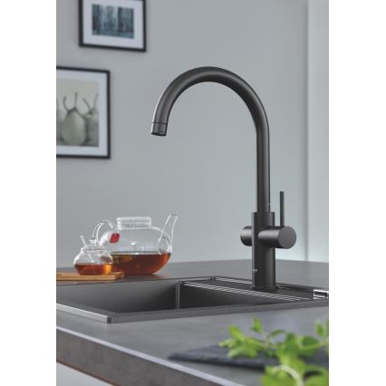 GROHE 31651AP0 - Zlewozmywak kompozytowy K700 560 × 510 mm czarny