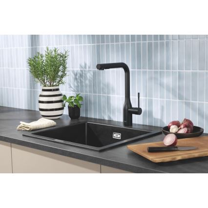 GROHE 31651AP0 - Zlewozmywak kompozytowy K700 560 × 510 mm czarny