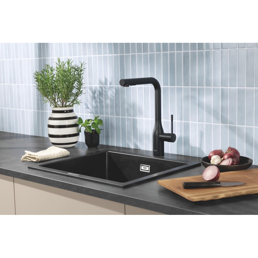 GROHE 31651AP0 - Zlewozmywak kompozytowy K700 560 × 510 mm czarny