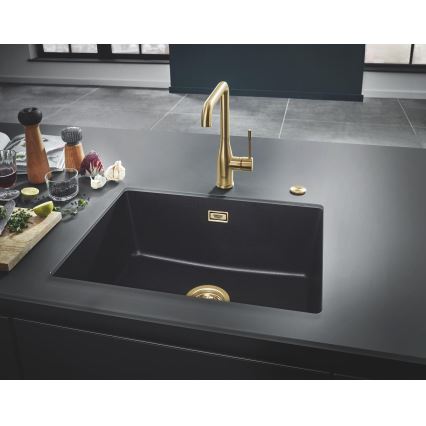 GROHE 31655AP0 - Zlewozmywak kompozytowy K700U 610 × 460 mm czarny