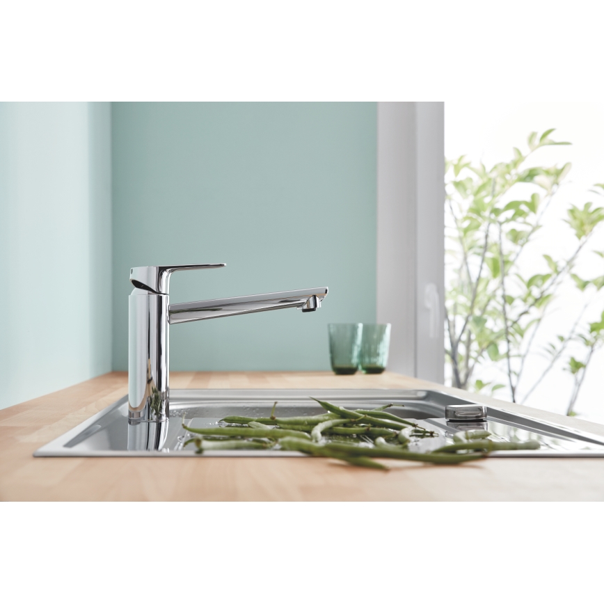 GROHE 31693000 - bateria zlewozmywakowa BAUEDGE 193 mm, chrom błyszczący