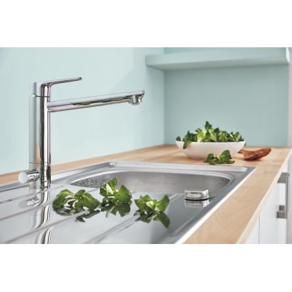 GROHE 31696000 - Bateria kuchenna BAUEDGE, błyszczący chrom