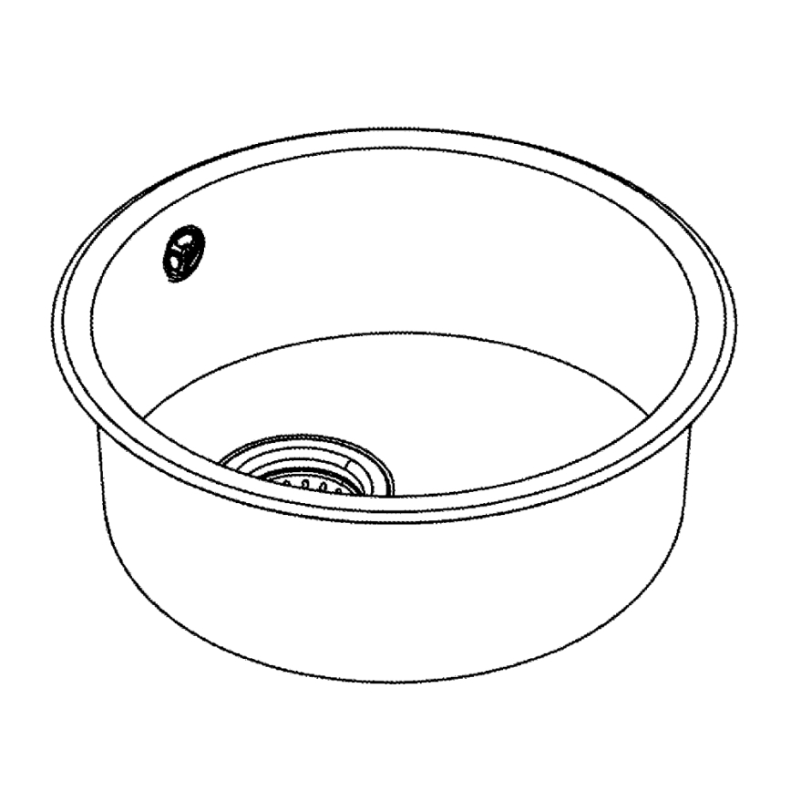 GROHE 31720SD0 - Zlewozmywak K200 440 x 440 x 180 stal nierdzewna