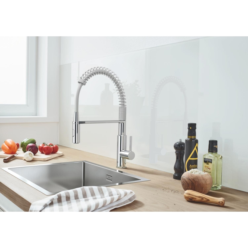 GROHE 31726SD0 - Zlew kuchenny K700 550 × 450 mm ze stali nierdzewnej