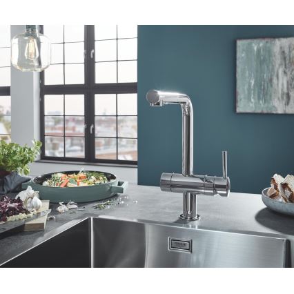 GROHE 31726SD0 - Zlew kuchenny K700 550 × 450 mm ze stali nierdzewnej