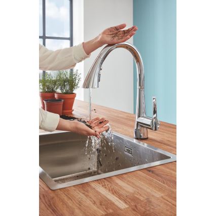 GROHE 31726SD0 - Zlew kuchenny K700 550 × 450 mm ze stali nierdzewnej