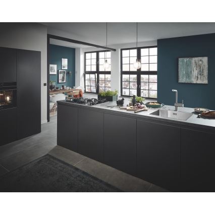 GROHE 31726SD0 - Zlew kuchenny K700 550 × 450 mm ze stali nierdzewnej