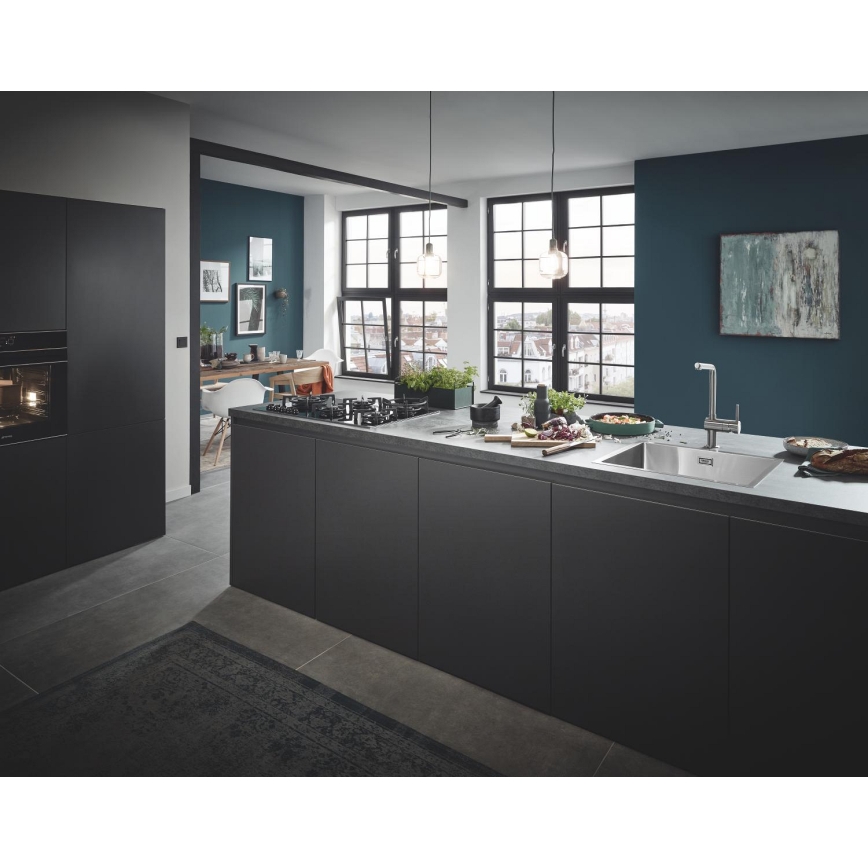 GROHE 31726SD0 - Zlew kuchenny K700 550 × 450 mm ze stali nierdzewnej