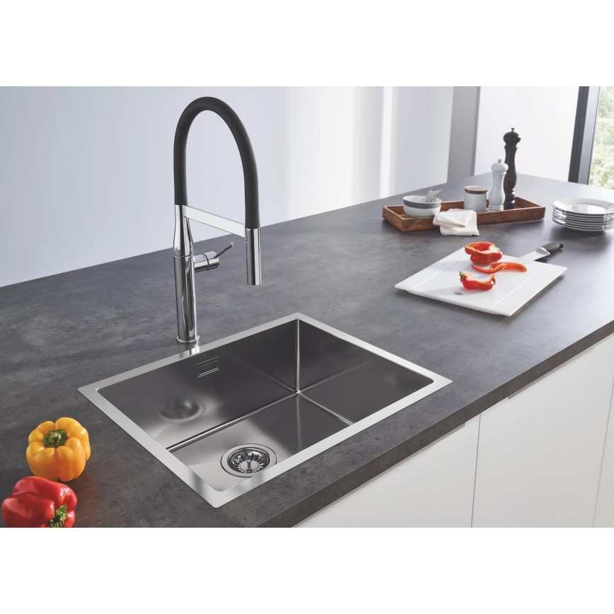 GROHE 31726SD0 - Zlewozmywak kuchenny K700 550 × 450 mm ze stali nierdzewnej