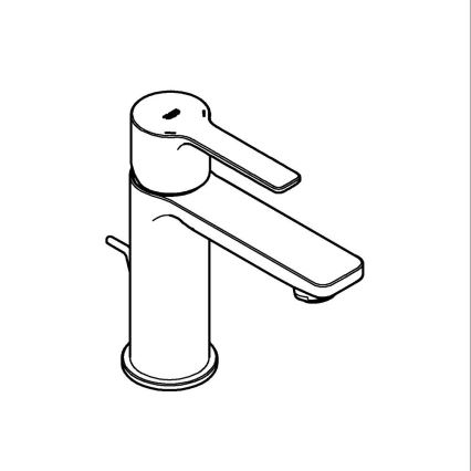 GROHE 32109GL1 - Bateria umywalkowa LINEARE złota