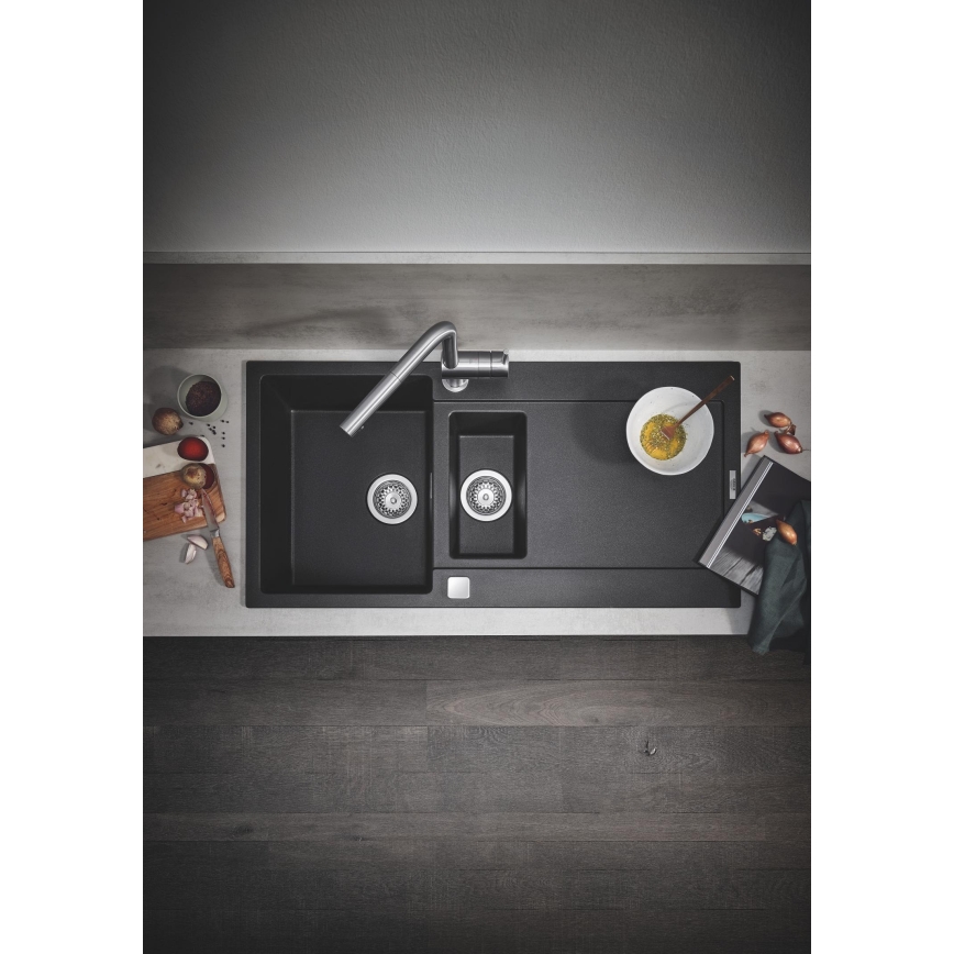 GROHE 32168DC0 - Bateria zlewozmywakowa A ze stali nierdzewnej