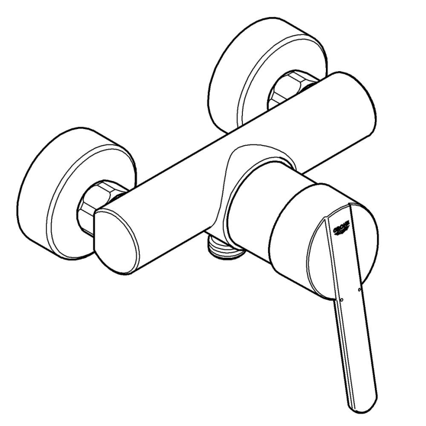 GROHE 32270000 - Bateria prysznicowa FEEL DN 15, chrom błyszczący