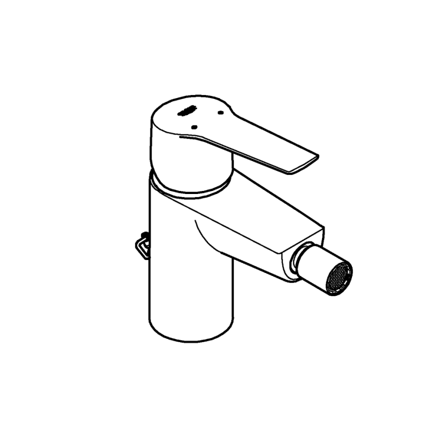 GROHE 32281002 - Bateria bidetowa START S, błyszczący chrom