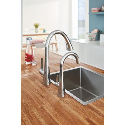 GROHE 32294002 - Bateria zlewozmywakowa ZEDRA 401 mm, chrom błyszczący