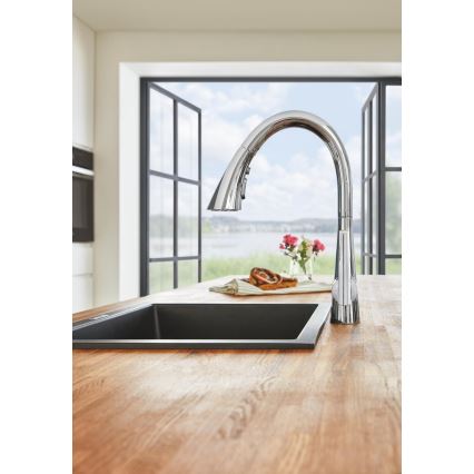 GROHE 32294002 - Bateria zlewozmywakowa ZEDRA 401 mm, chrom błyszczący