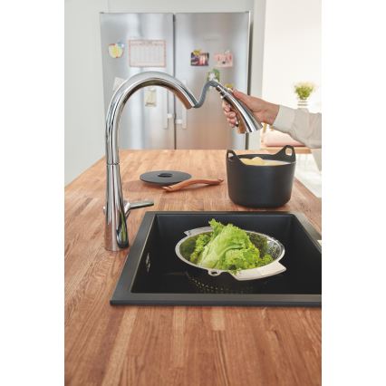 GROHE 32294002 - Bateria zlewozmywakowa ZEDRA 401 mm, chrom błyszczący