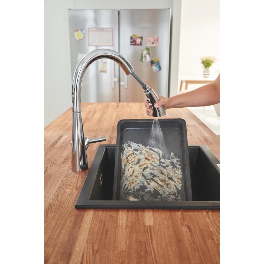 GROHE 32294002 - Bateria zlewozmywakowa ZEDRA 401 mm, chrom błyszczący