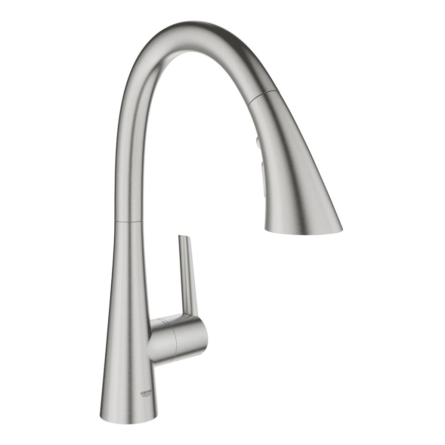 GROHE 32294DC2 - Bateria zlewozmywakowa ZEDRA ze stali nierdzewnej