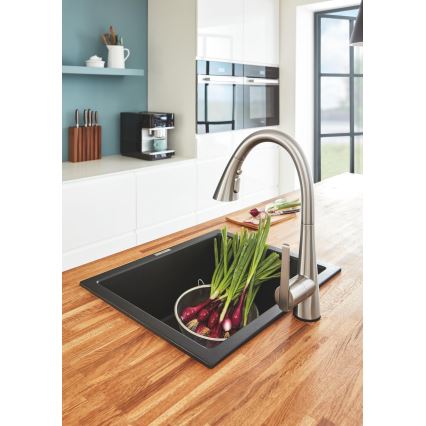 GROHE 32294DC2 - Bateria zlewozmywakowa ZEDRA ze stali nierdzewnej