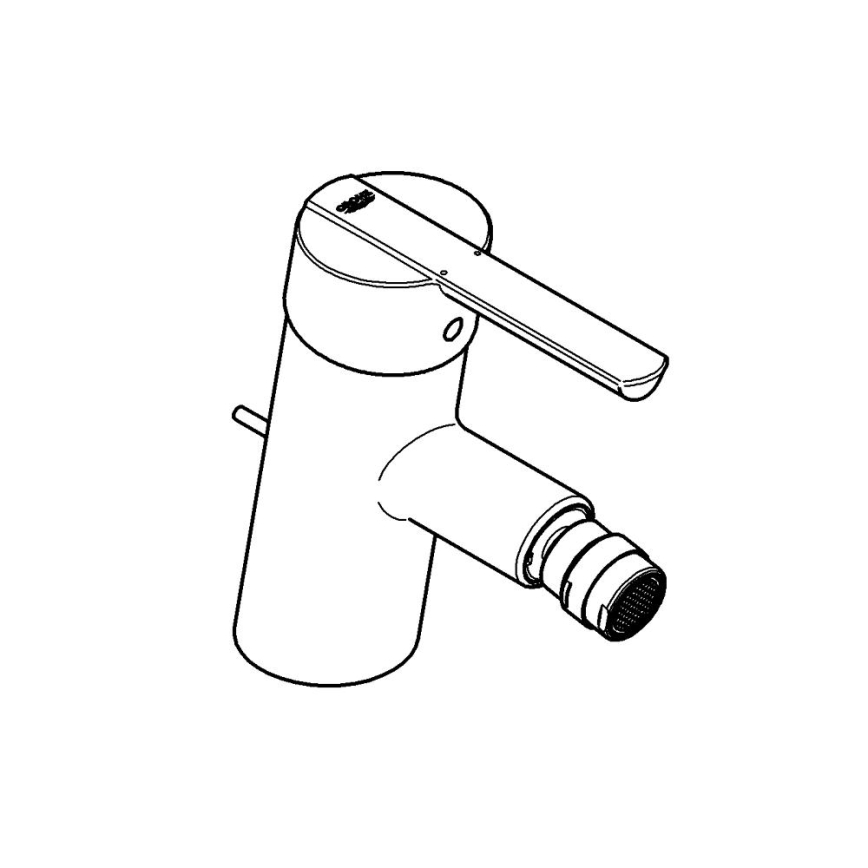 GROHE 32558000 - Bateria bidetowa FEEL DN 15, chrom błyszczący