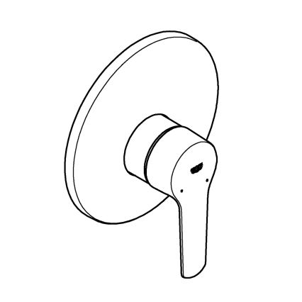 GROHE 32590002 - Bateria prysznicowa START, chrom błyszczący