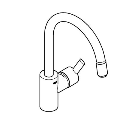 GROHE 32671002 - Bateria zlewozmywakowa FEEL, błyszczący chrom