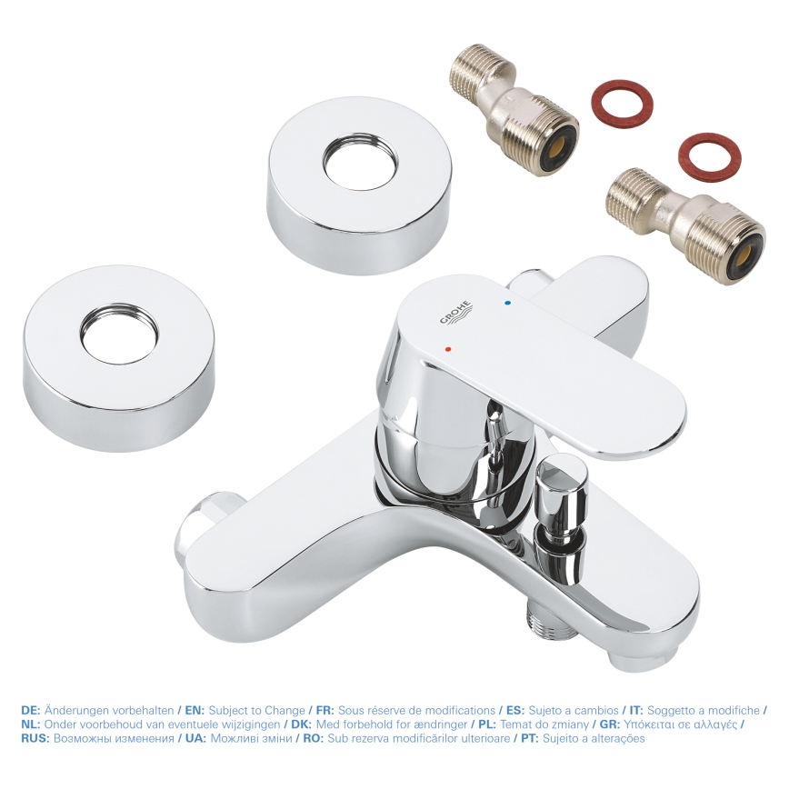 GROHE 32831000 - Bateria wannowa EUROSMART COSMOPOLITAN DN 15, błyszczący chrom