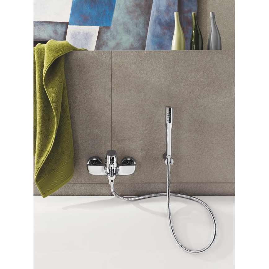 GROHE 32832000 - Zestaw wannowy z baterią EUROSMART COSMOPOLITAN, chrom błyszczący