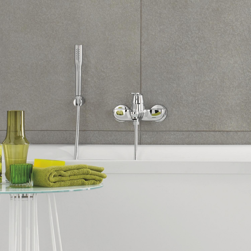 GROHE 32832000 - Zestaw wannowy z baterią EUROSMART COSMOPOLITAN, chrom błyszczący
