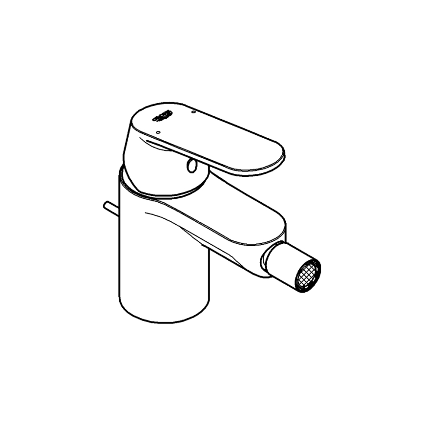 GROHE 32839000 - Bateria bidetowa EUROSMART COSMOPOLITAN rozmiar S, błyszczący chrom