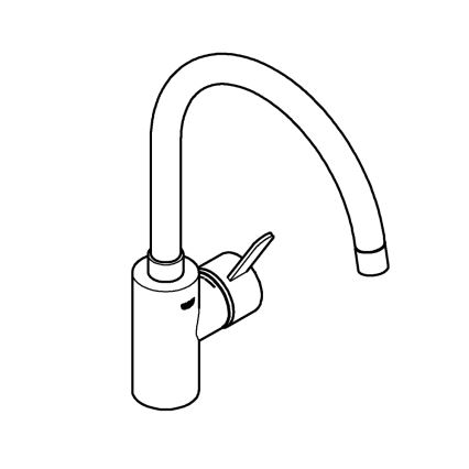 GROHE 32843002 - Bateria kuchenna EUROSMART COSMOPOLITAN, chrom błyszczący