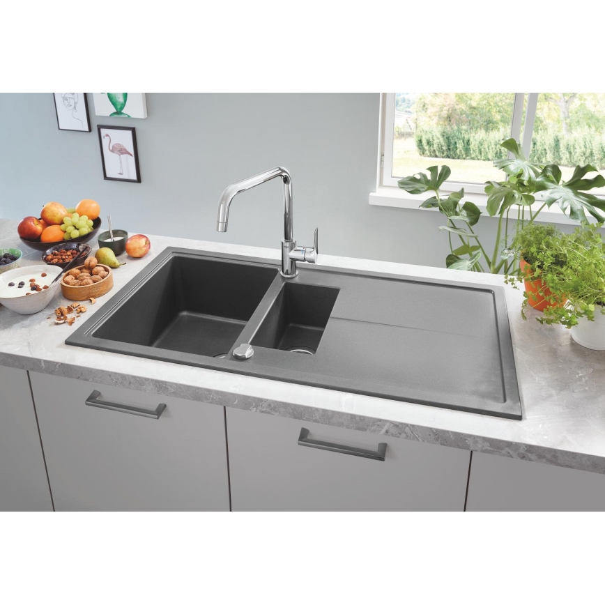 GROHE 32843002 - Bateria kuchenna EUROSMART COSMOPOLITAN, chrom błyszczący