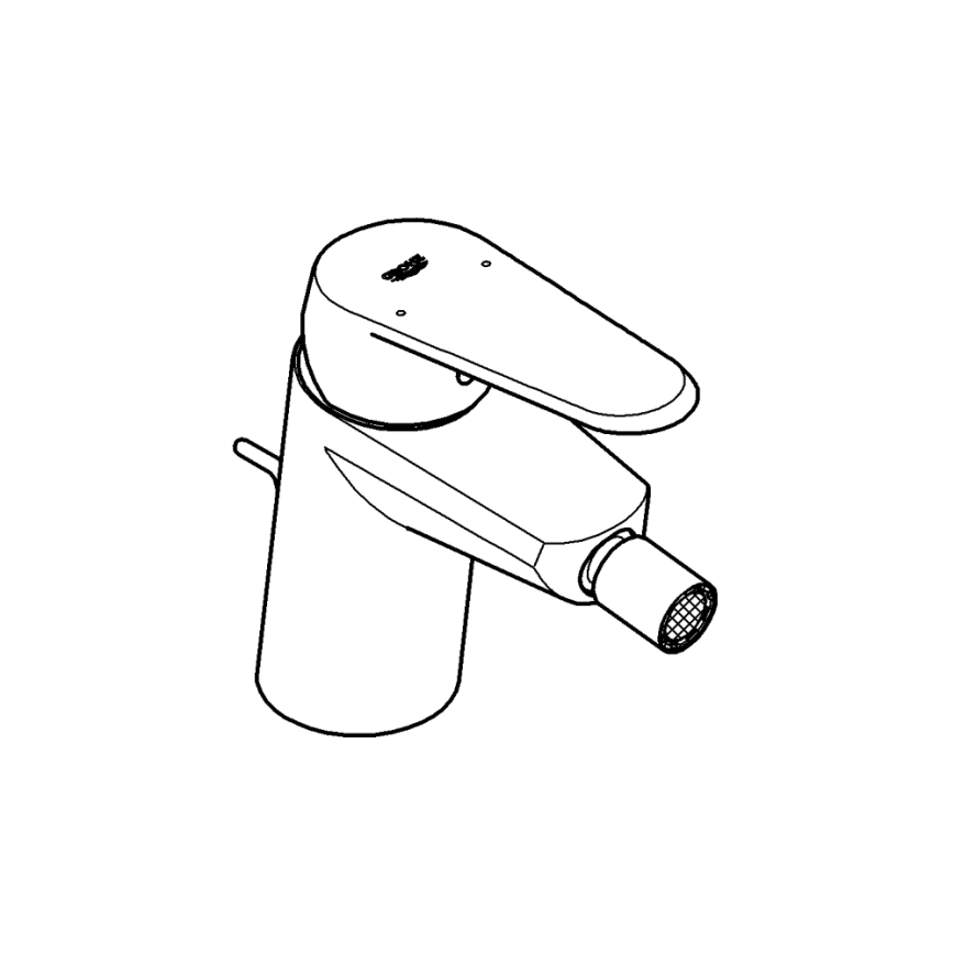 GROHE 33244002 - Bateria bidetowa EURODISC COSMOPOLITAN DN 15 chrom błyszczący