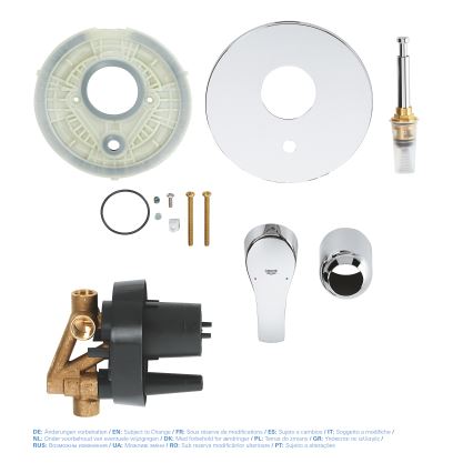 GROHE 33305002 - Bateria wannowa DN 15, chrom błyszczący