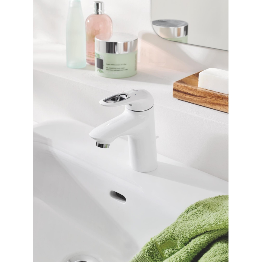 GROHE 33558LS3 - Bateria umywalkowa EUROSTYLE, rozmiar S, biała