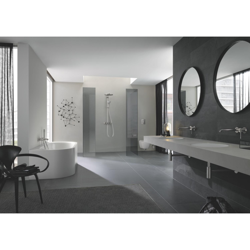 GROHE 33624DC1 - Bateria wannowa ESSENCE stal nierdzewna