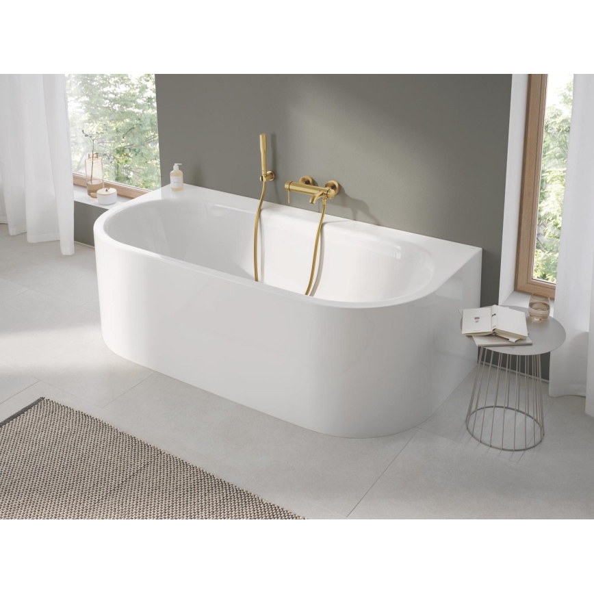 GROHE 33624GN1 - Bateria wannowa ESSENCE 193 mm, szczotkowane złoto