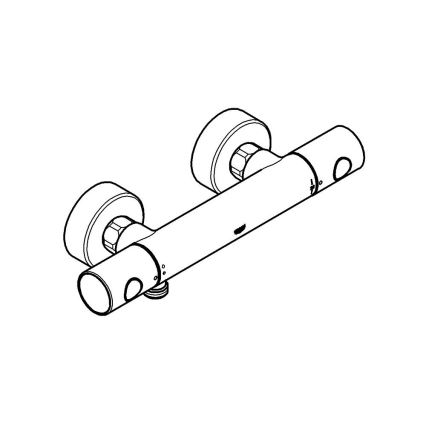 GROHE 34065AL2 -Termostatyczna bateria prysznicowa GROHTHERM 1000 COSMOPOLITAN DN 15 grafitowy