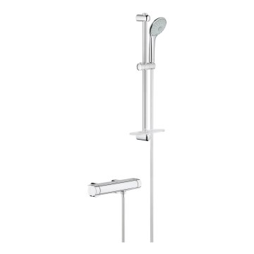 GROHE 34195001 - bateria termostatyczna GROHTHERM 2000 z zestawem prysznicowym EUPHORIA 110 chrom